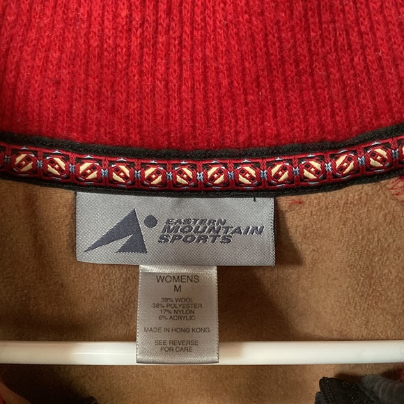 EMS wool blend half zip turtleneck ski sweater - Picture 2 of 8